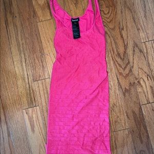 Bebe hot pink dress